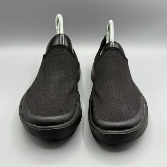 OOFOS Black Slip-On Loafers - Picture 3 of 10
